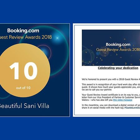 Beautiful Sani Villa Exterior foto