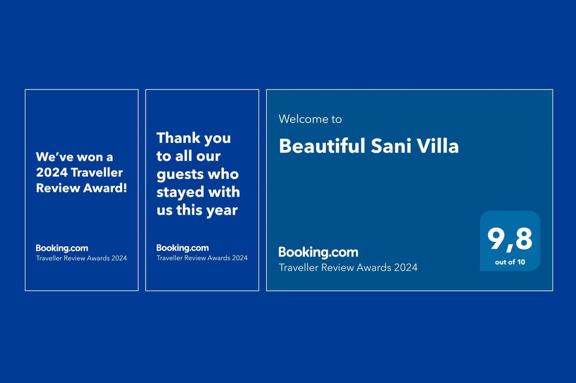Beautiful Sani Villa Exterior foto
